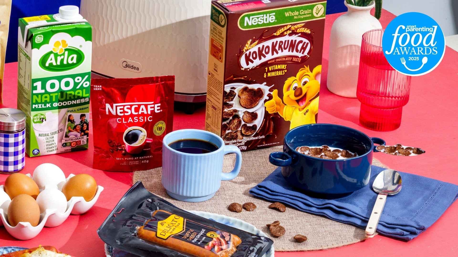 Smart Parenting food awards breakfast: arla, nescafe, koko krunch